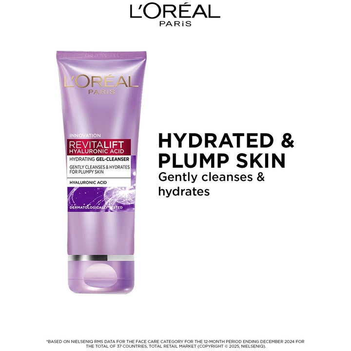LOreal Paris Revitaliftgel Cleanser for Fresh Hydrated & Youthful Skin - 100 ml