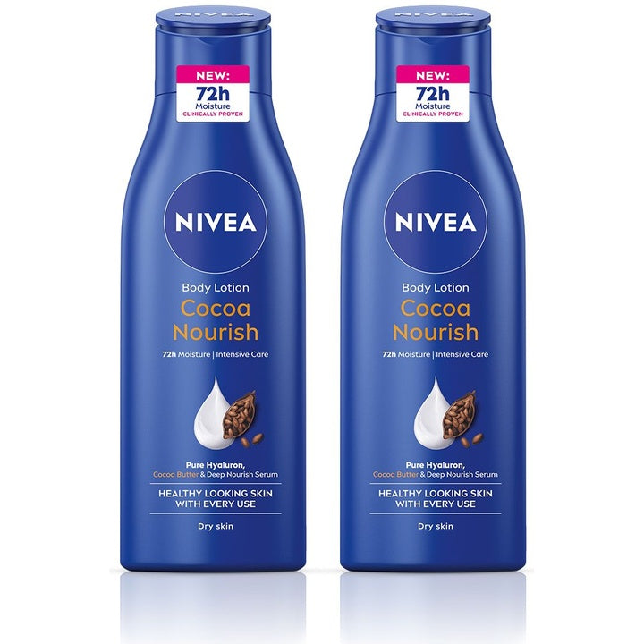 Nivea Set Of 2 Cocoa Nourish Body Lotion For Very Dry Skin -200 ml Each