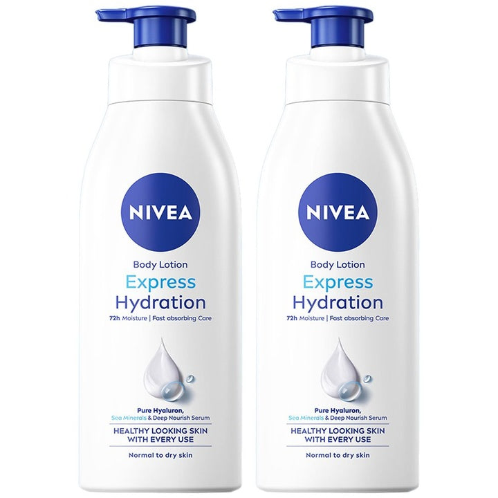 Nivea Set of 2 Express Hydration Deep Moisture Serum - 400 ml each