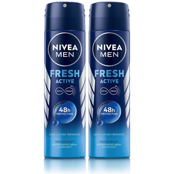 Nivea Men Pack of 2 Fresh Active Original Deodorant