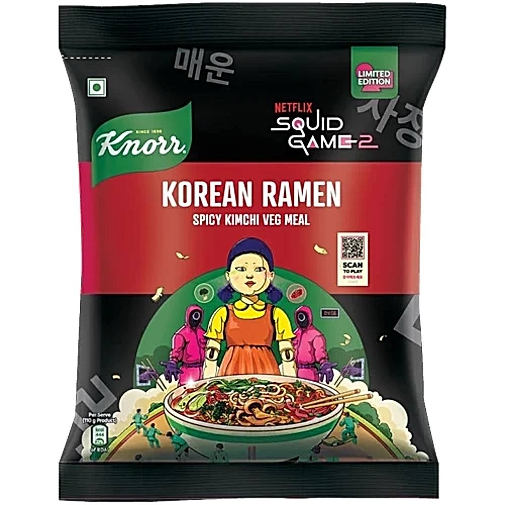 Knorr Korean Ramen Spicy Kimchi Veg Meal - 96 g
