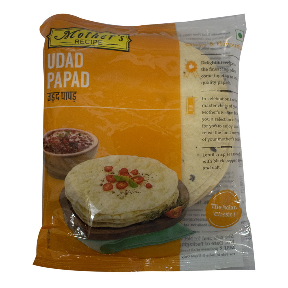 Mother's Recipe Udad Papad - 180 g