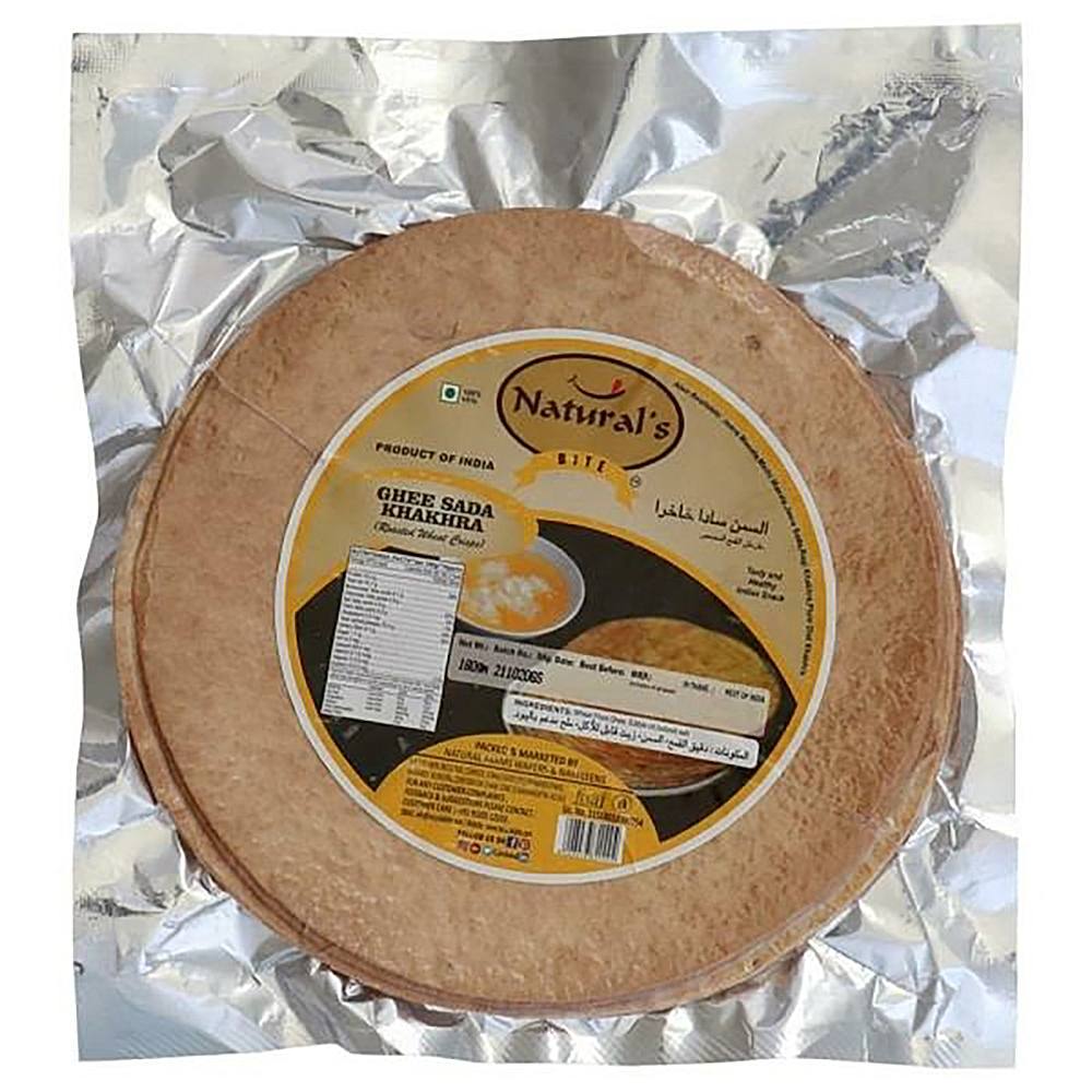 Natural's Bite Ghee Sada Khakhra - 180 g