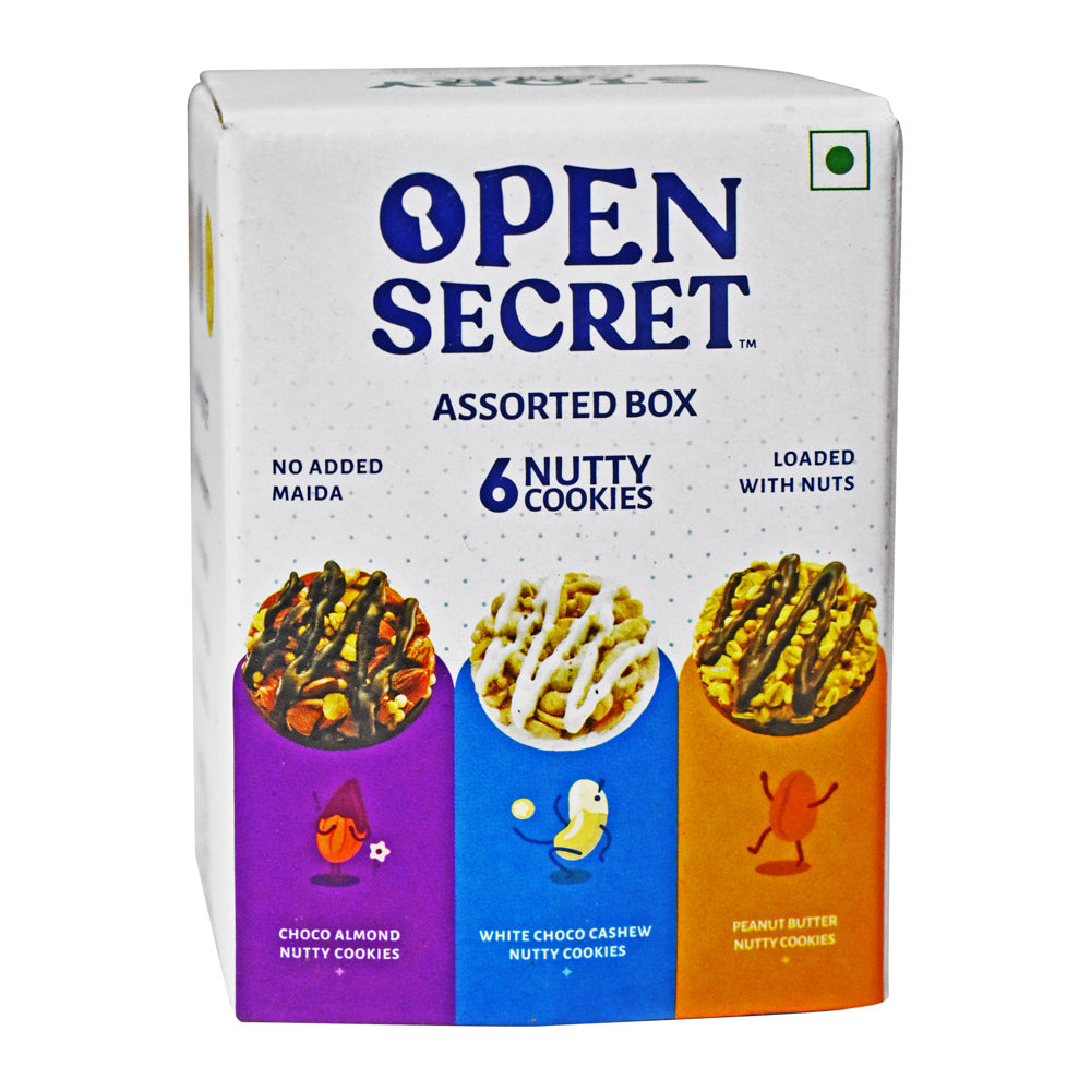 Open Secret Assorted Box Nutty Cookies - 75 g