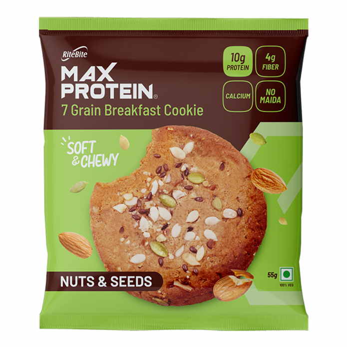 RiteBite Max Protein Cookie Nuts & Seeds - 55 g