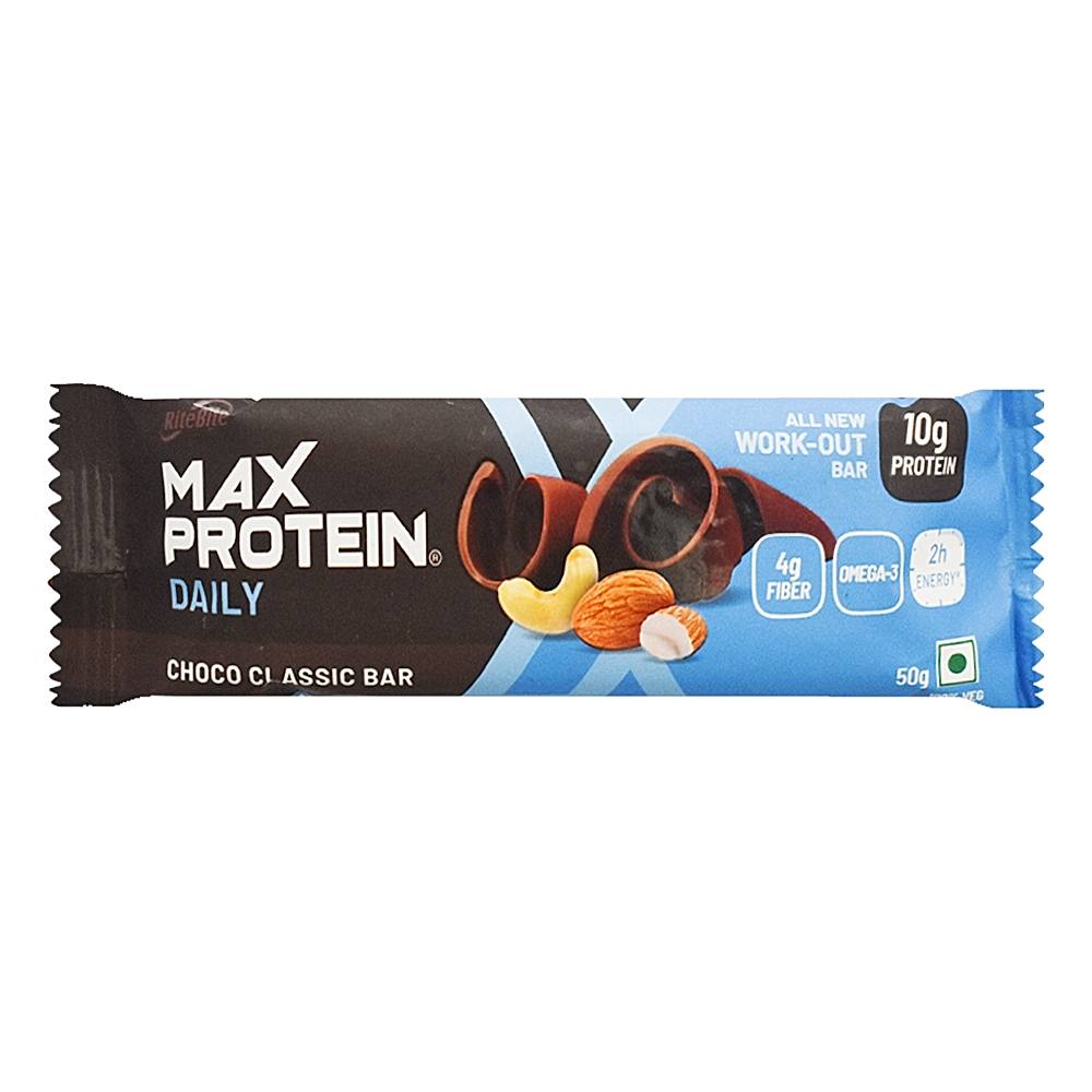 RiteBite Max Protein Daily Choco Classic Bar - 50 g