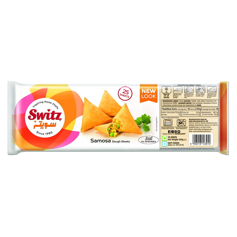 Switz Samosa Dough 25 Sheet - 250 g