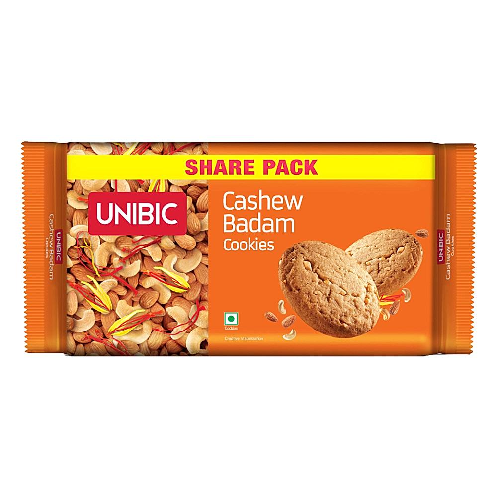 Unibic Cashew Badam Cookies (5 U x 97 g) - 485 g
