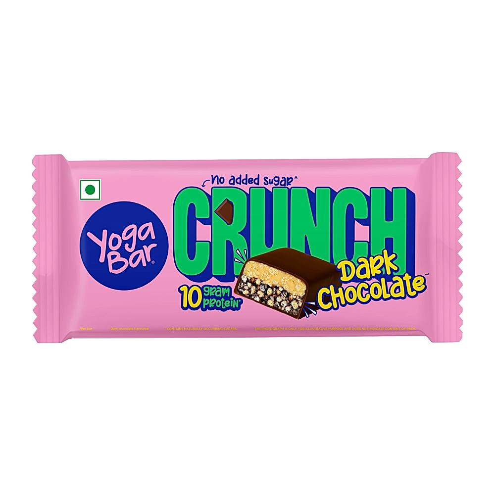 Yoga Bar 10g Protein Crunch Dark Chocolate - 50 g