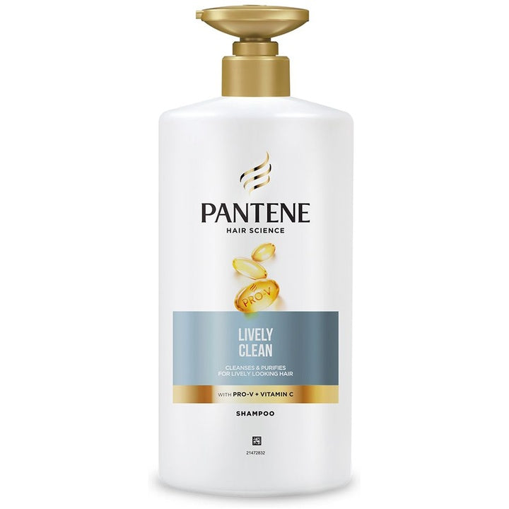 Pantene Hair Science Lively Clean Shampoo with Pro-Vitamins & Vitamin C - 650ml