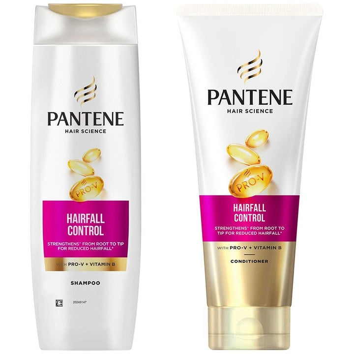 Pantene Set of Hairfall Control Shampoo - 340ml & Conditioner - 80ml