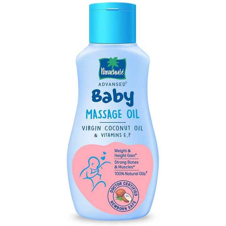 Parachute Advansed Baby Massage Oil with 100% Virgin Coconut Oil & Vitamins E & F - 200ml