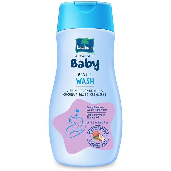 Parachute Advansed Baby Gentle Wash for New Born with Virgin Coconut Oil - 200ml