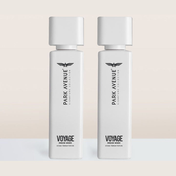 Park Avenue Men Set of 2 Voyage Amazon Woods Intense Premium Perfume Spray - 120ml each