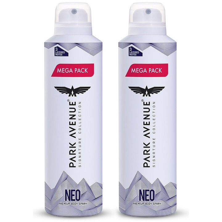 Park Avenue Men Set of 2 Signature Collection Mega Pack Neo Premium Deodorants- 220ml each