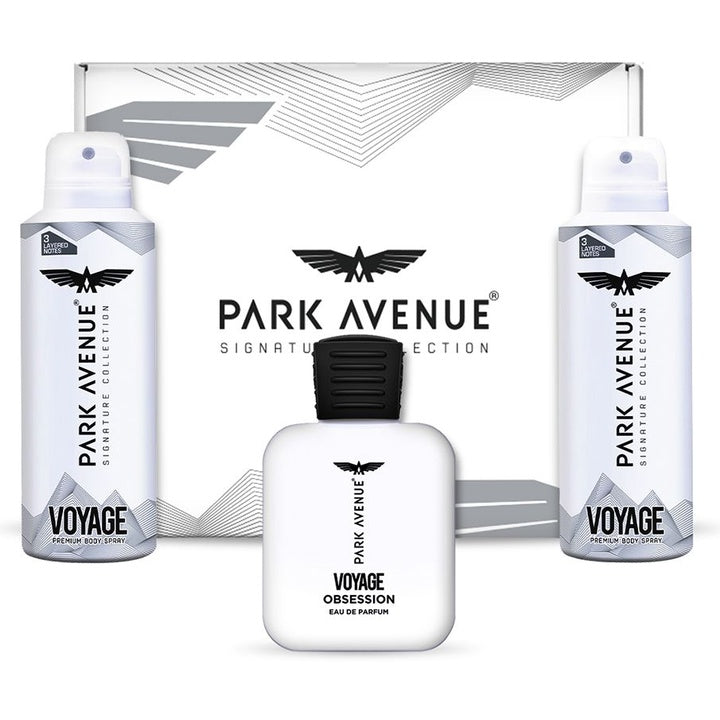Park Avenue Men Set of Voyage Obsessed EDP 50 ml & 2 Deodorants 116g Each