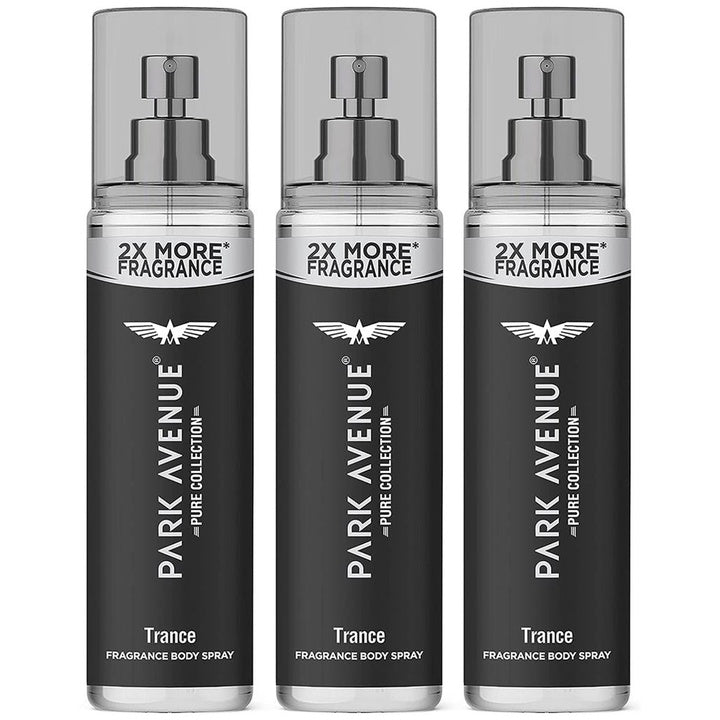 Park Avenue Men Set of 3 Trance Pure Collection Perfume Spray 135 ml each