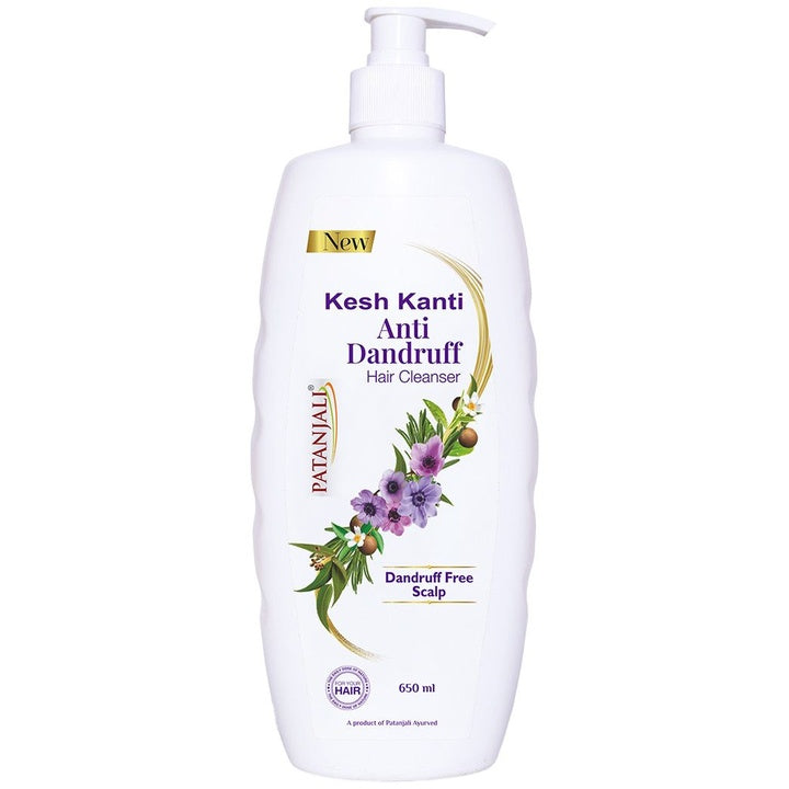 Patanjali Kesh Kanti Anti-Dandruff Hair Cleanser for Dandruff Free Scalp - 650 ml