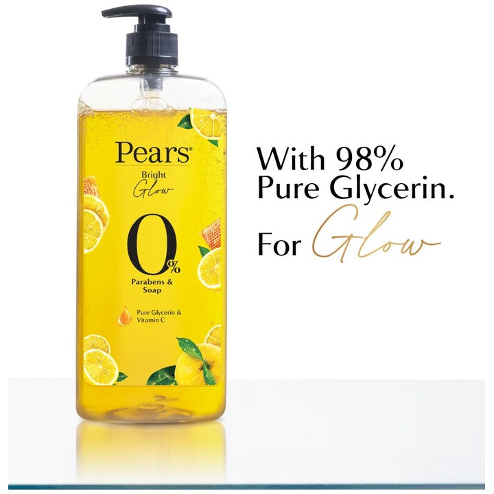 Pears Naturale Vitamin C Body Wash with Yuzu Lemon for Refreshed & Radiant Skin - 750ml