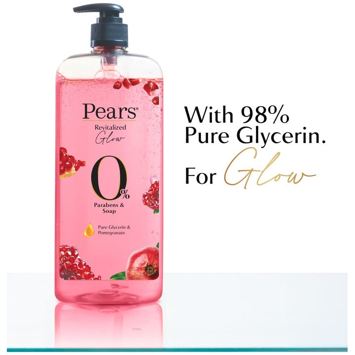 Pears Naturale Brightening Pomegranate Body Wash with Rose Extracts - 750ml