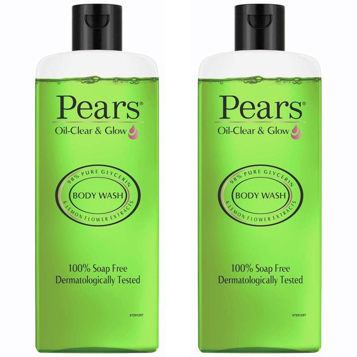 Pears Set of 2 98% Pure Glycerin Oil-Clear Glow Body Wash - 250ml Each