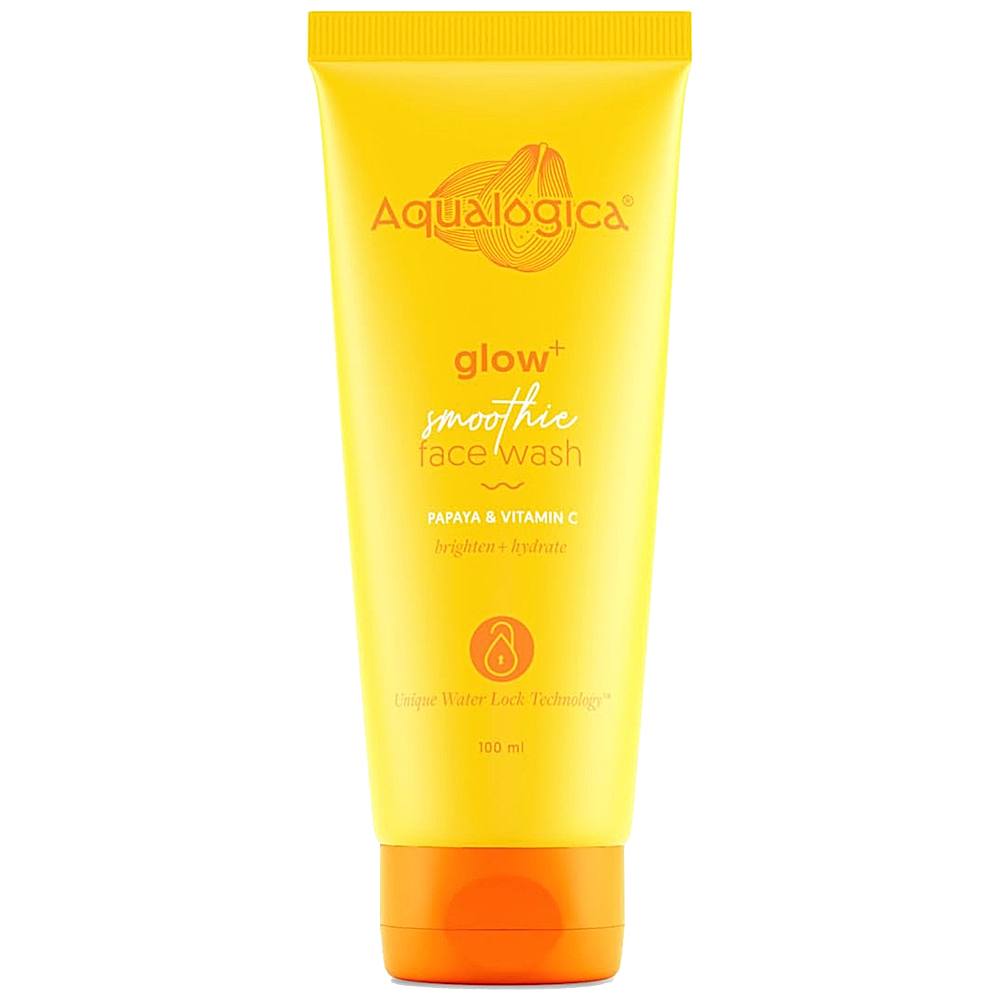 Aqualogica Glow+ Smoothie Face Wash - Papaya & Vitamin C - 100 ml