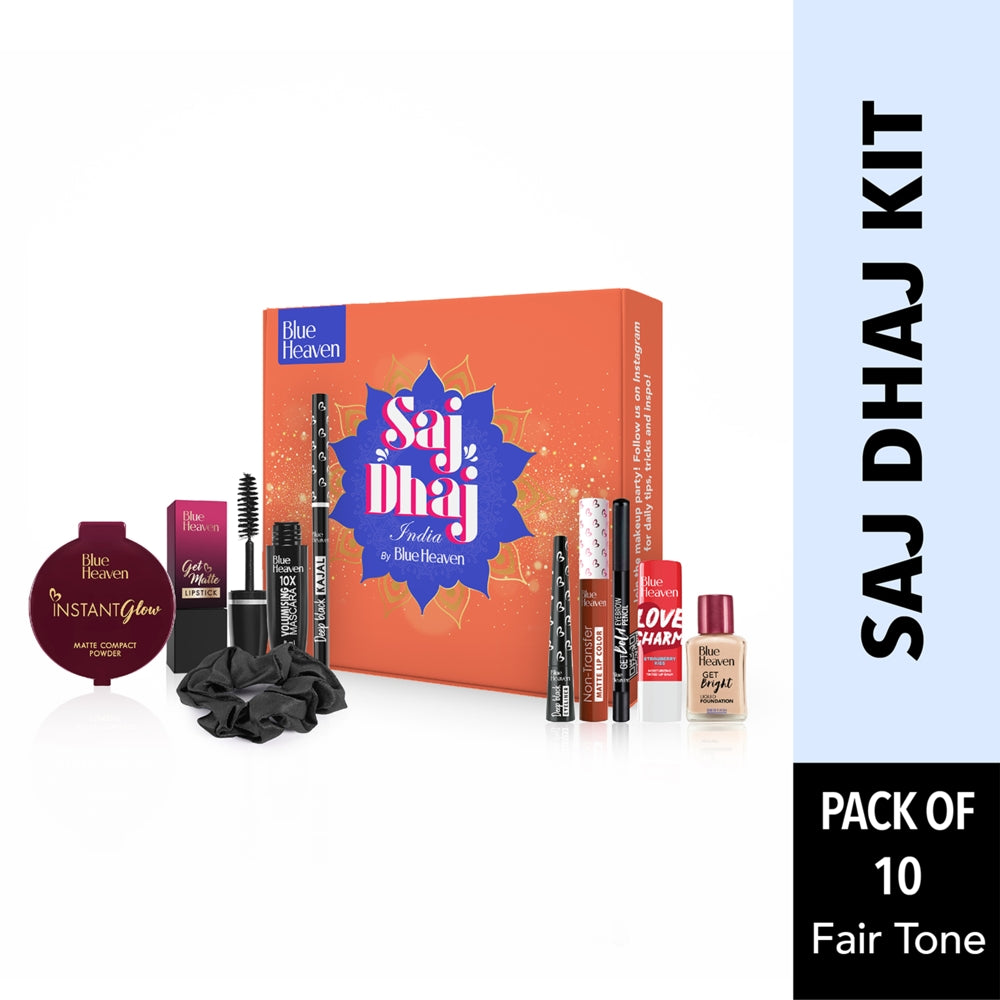 Blue Heaven Saj Dhaj Fair Tone Makeup Kit - 1 U