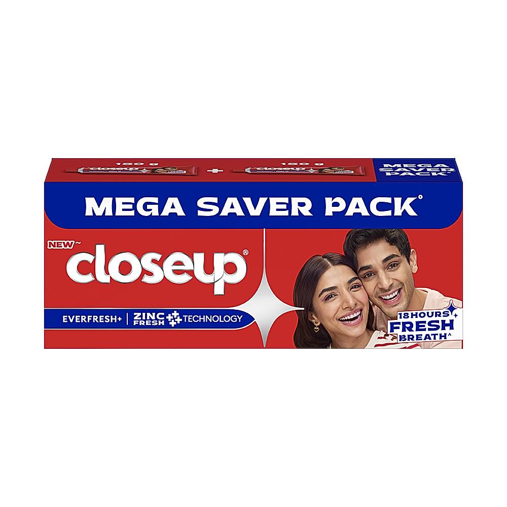Closeup Ever Fresh Red Hot Gel Toothpaste - 150 g x 2 U