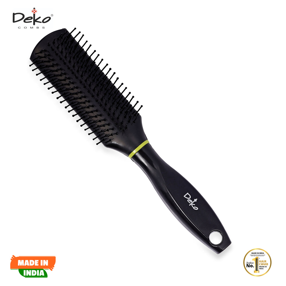 Deko No1 Flat Hair Brush - Black - 1 U