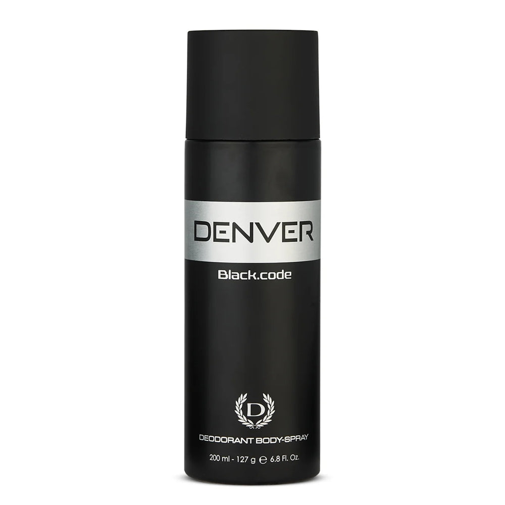Denver Black Code Deo - 180 ml