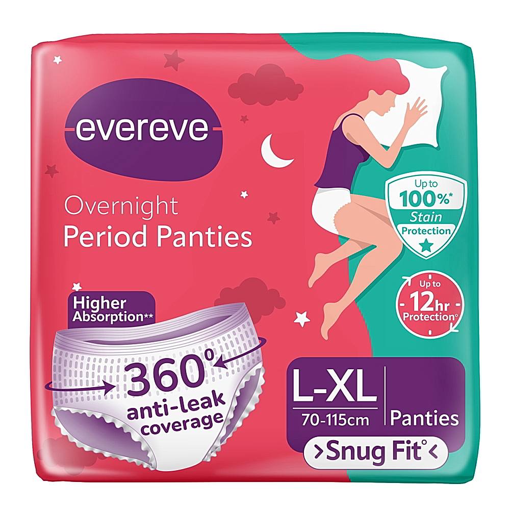 Evereve Overnight L - XL Period Panties - 5 U