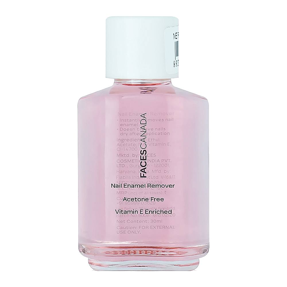 Faces Canada Nail Enamel Remover Transparent - 30 ml