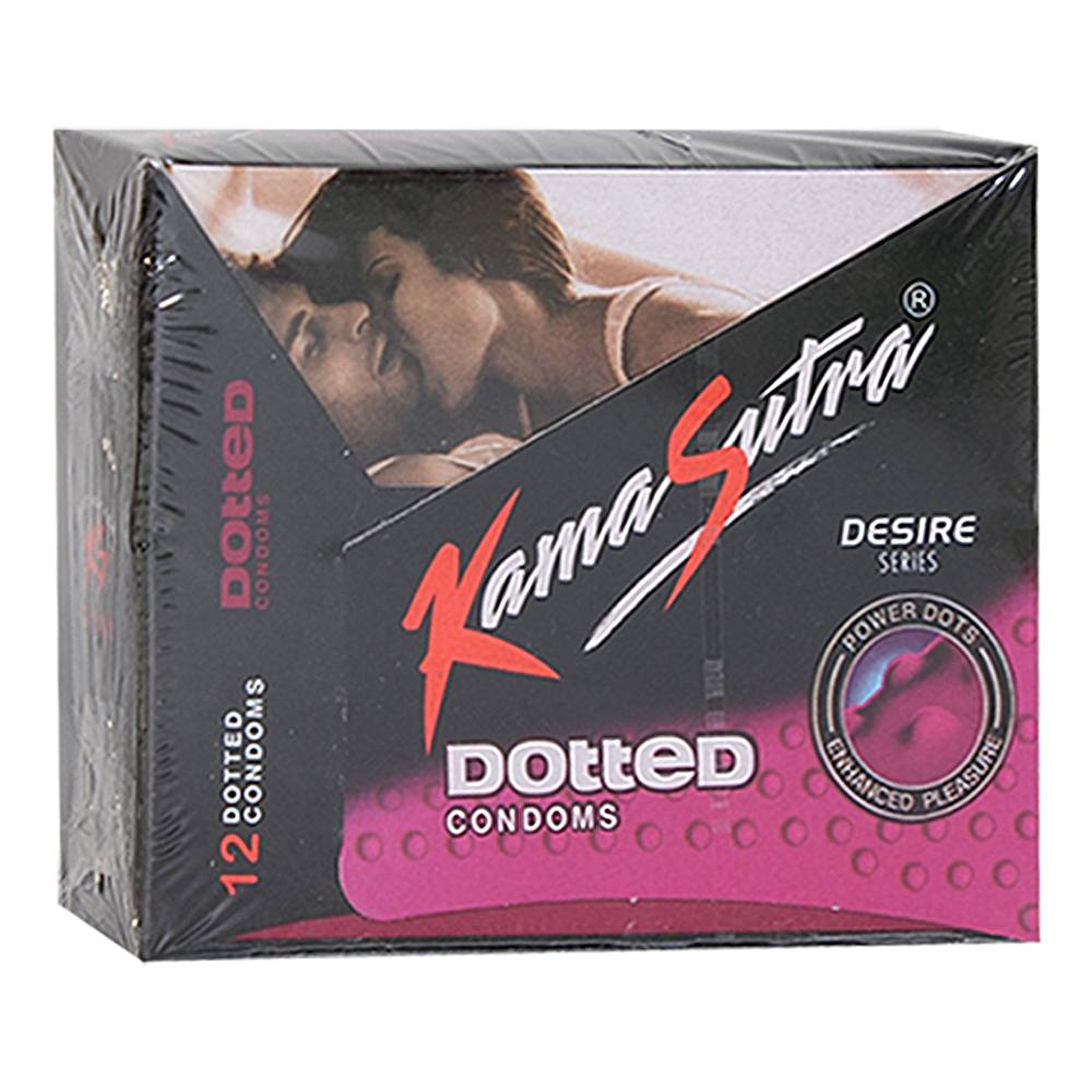 Kamasutra Dotted Condoms - 12 U