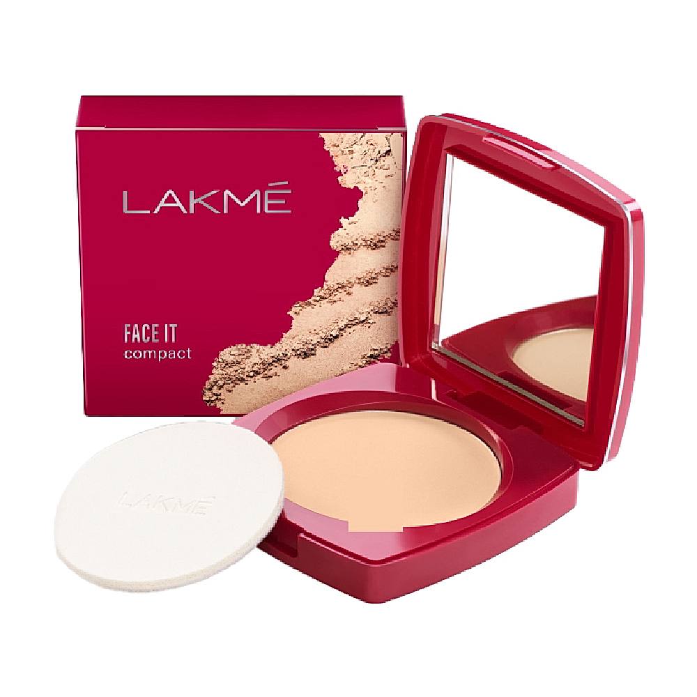 Lakme Face It Compact - Shell - Marble