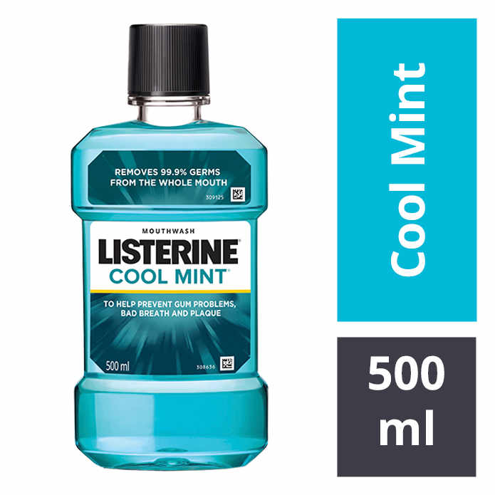 Listerine Cool Mint Mouthwash - 500 ml