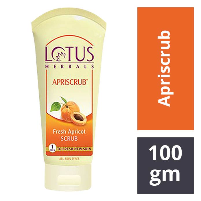 Lotus Herbals Apriscrub Fresh Apricot Scrub - 100 g