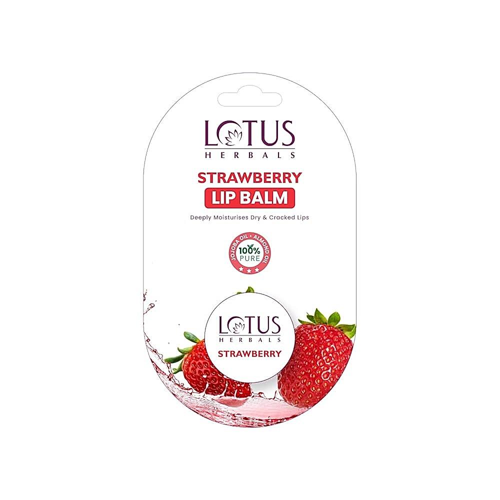 Lotus Herbals Strawberry Lip Balm - 5 g