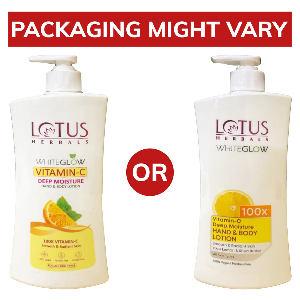 Lotus Herbals Vitamin-C Deep Moisture Hand & Body Lotion - 400 ml