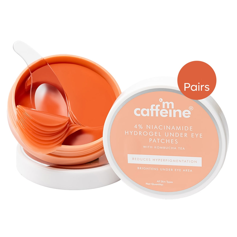 Mcaffeine 4% Niacinamide Hydrogel Under Eye Patches Kombucha Tea - 30 U