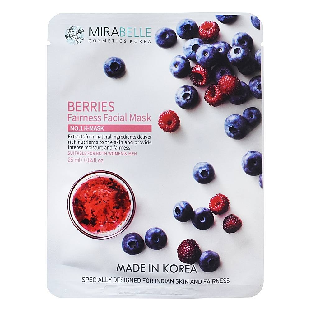 Mirabelle Berries Fairness Facial No.1 K-Mask - 25 ml