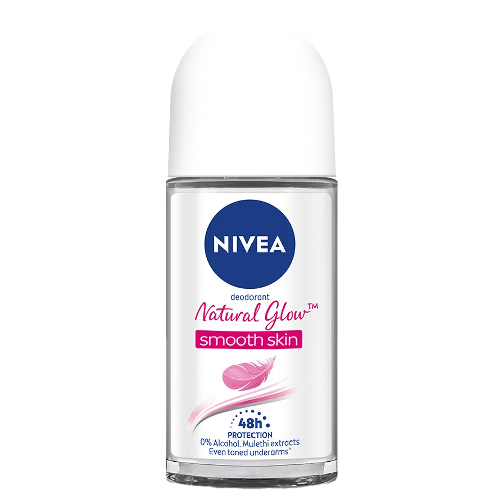 Nivea Natural Glow Smooth Skin Roll-On - 50 ml