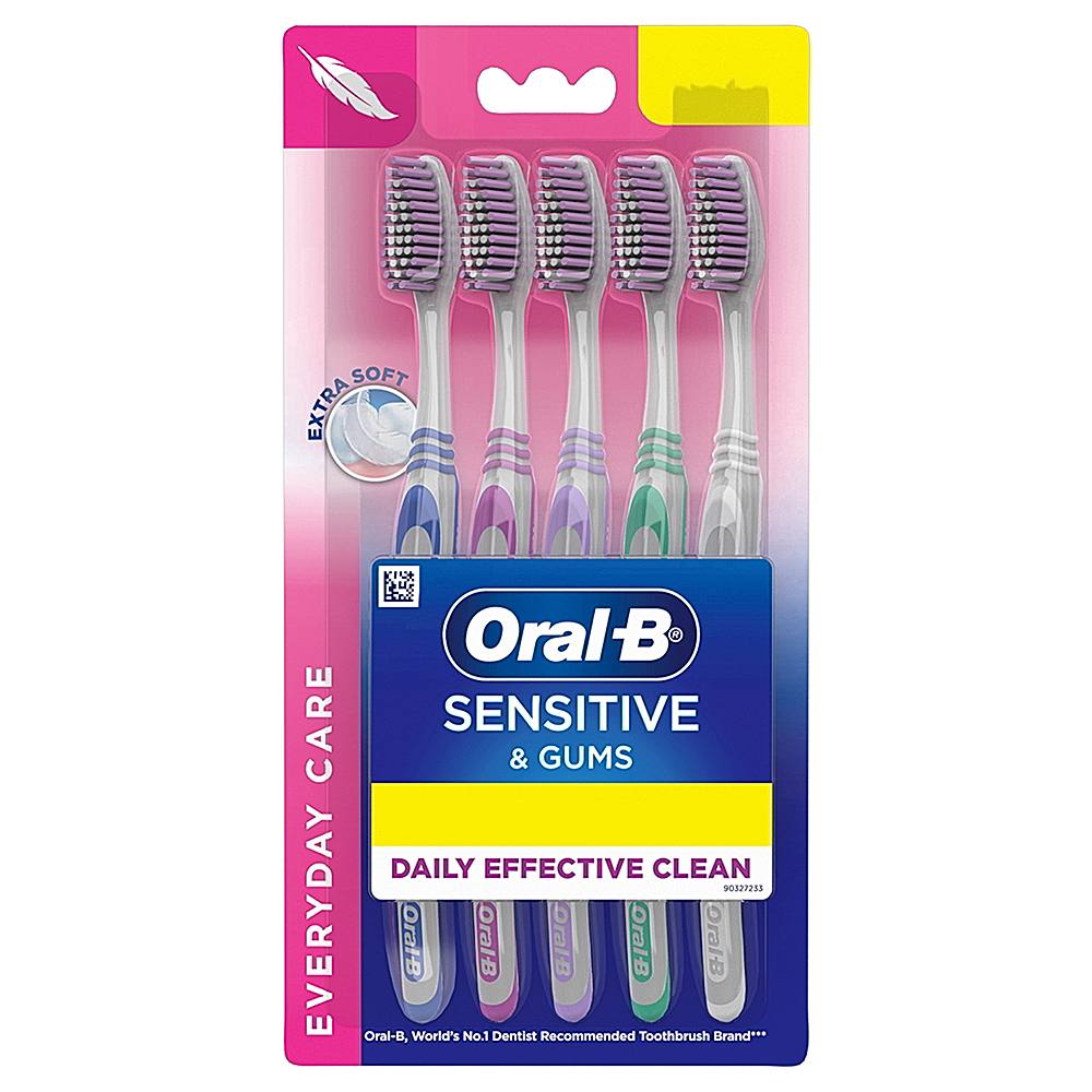 Oral-B Sensitive Care Extra Soft Toothbrush - 5 U