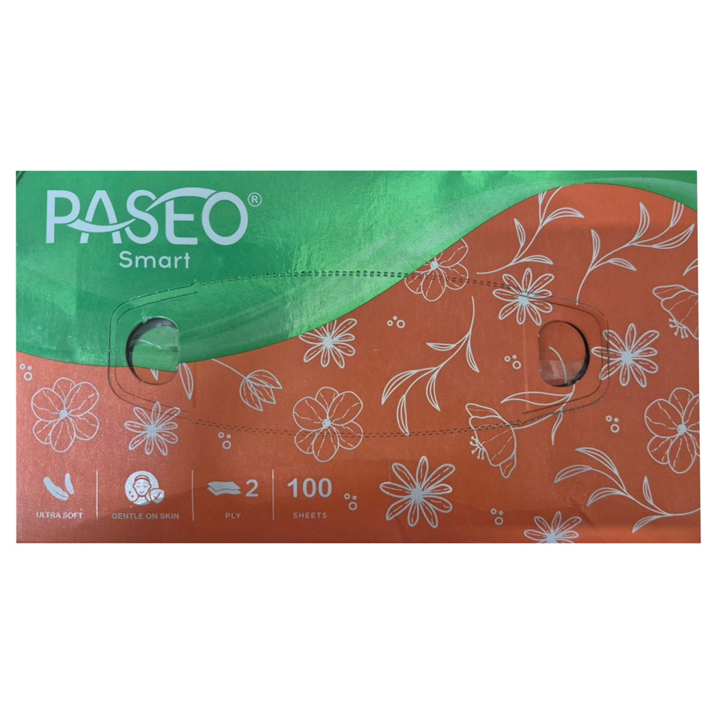 Paseo Smart Facial Tissues - 100 U