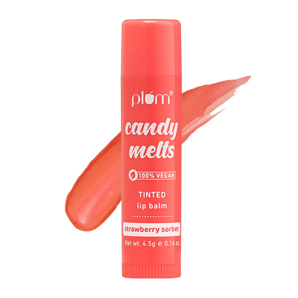 Plum Candy Melts Tinted Lip Balm Strawberry Sorbet - 4.5 g