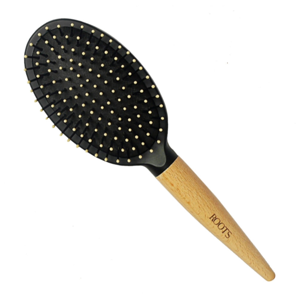 Roots Hair Brush (BWR66) Oval - Brown - 1 U