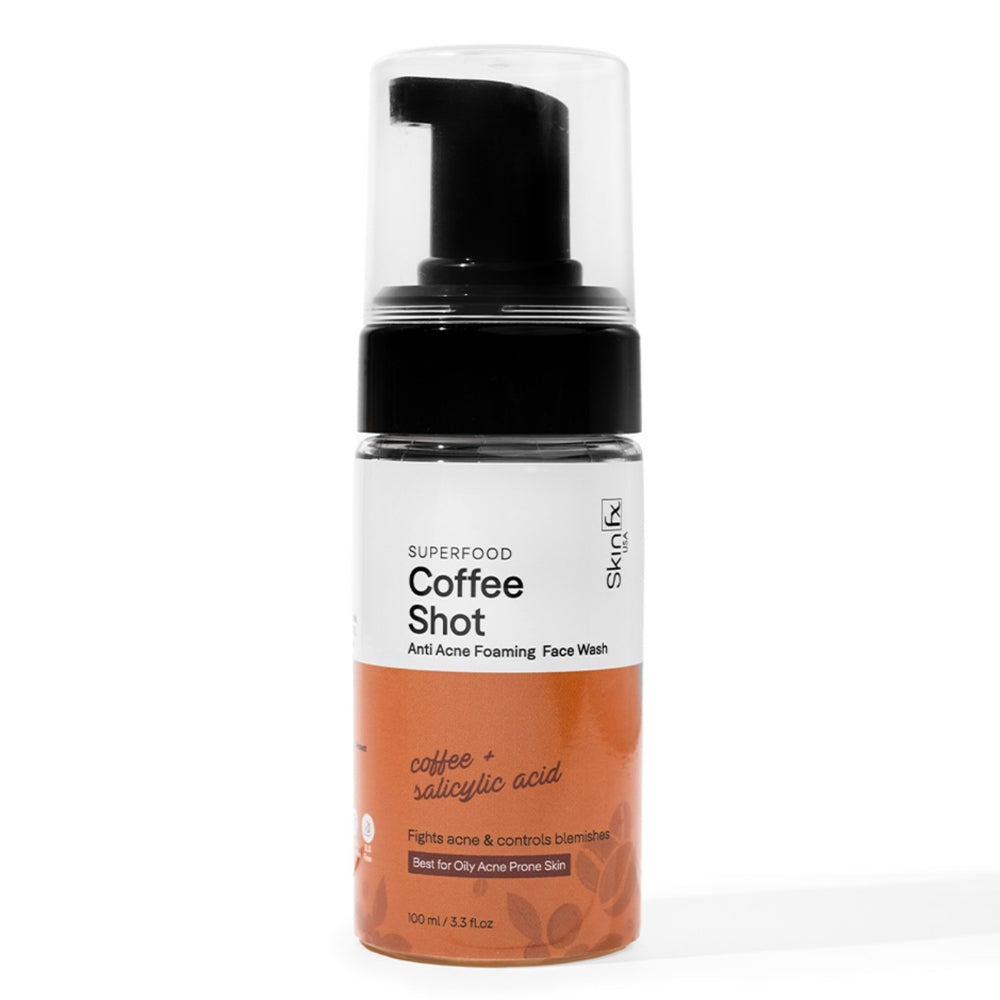Skin Fx Superfood Coffee Shot Anti Acne Foaming Face Wash - 100 ml
