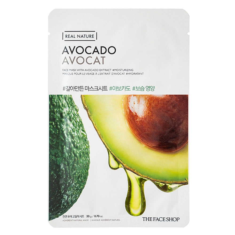 The Face Shop Real Nature Avocado Sheet Mask - 20 g