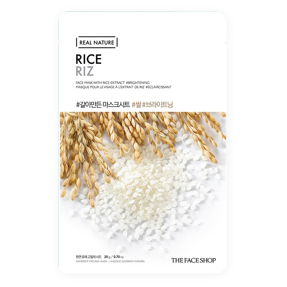 The Face Shop Real Nature Rice Sheet Mask - 20 g