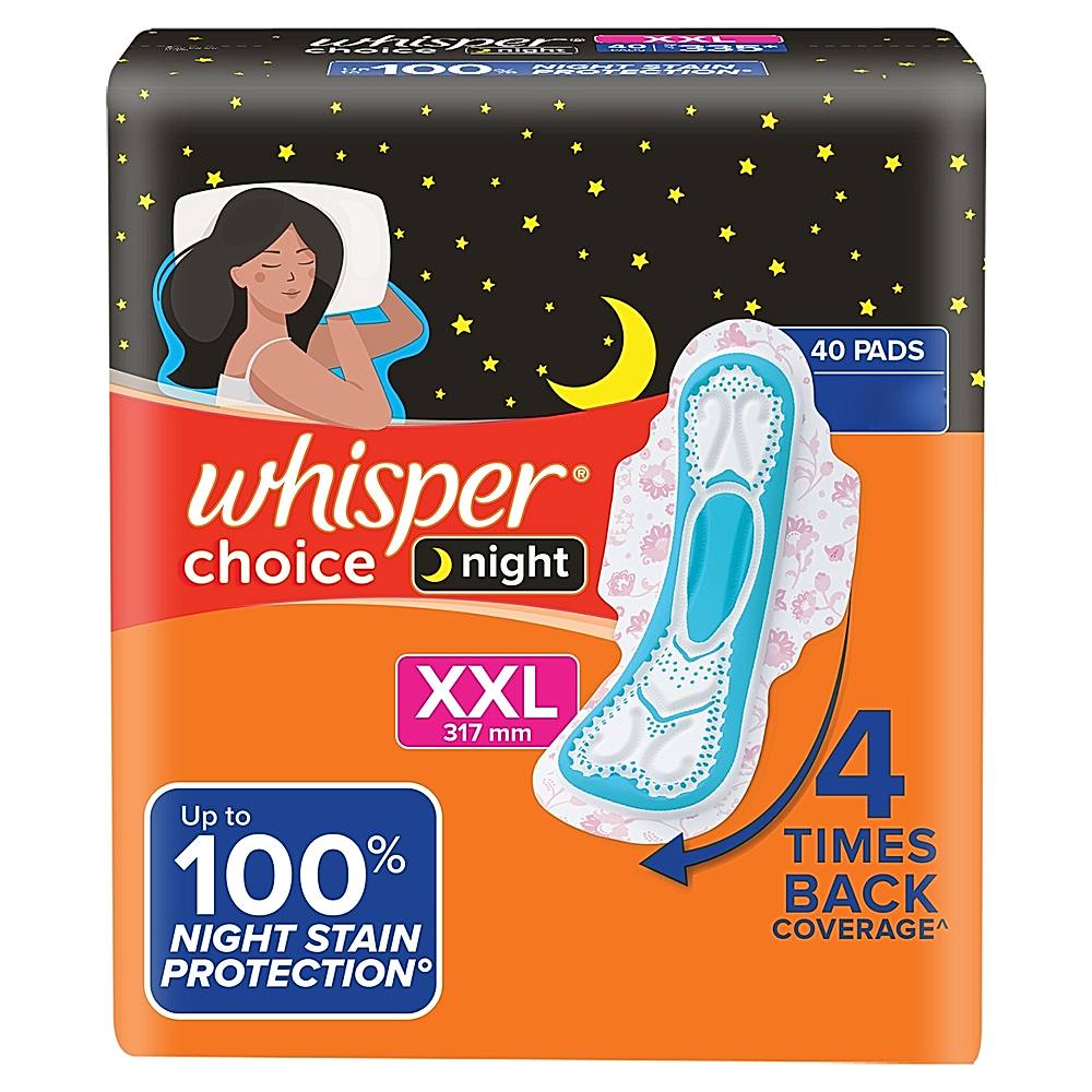 Whisper Choice Night - XXL - 40 U