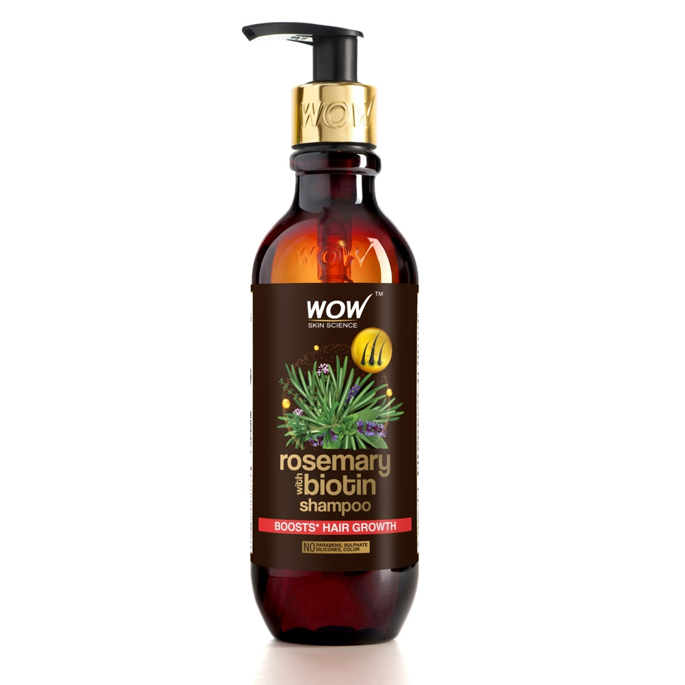 WOW Rosemary With Biotin Shampoo - 250 ml